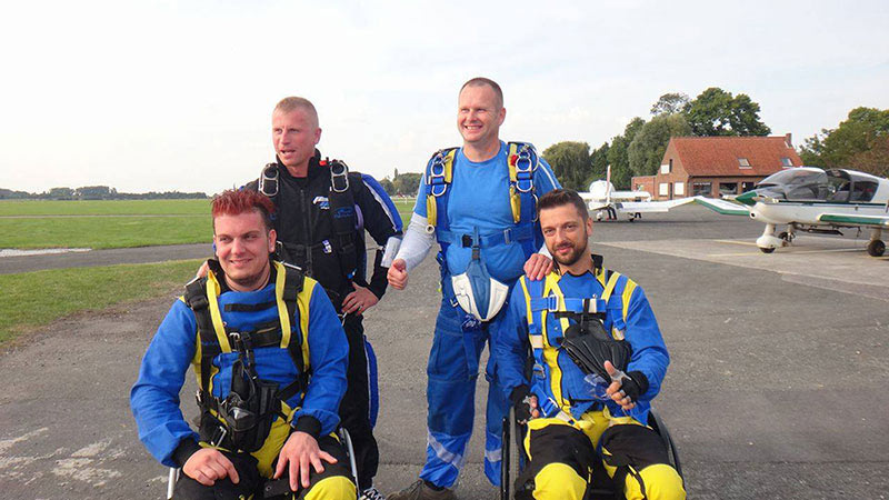 Handi Fly Tandem skok za osobe s invaliditetom