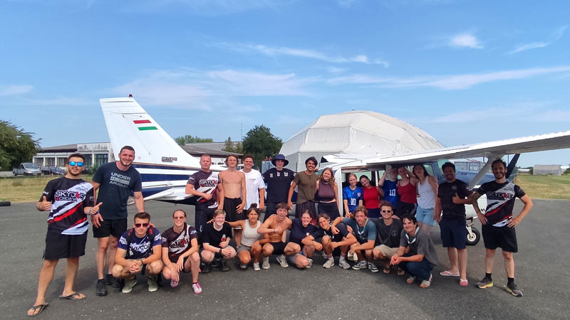 Team building – tandem skok padobranom